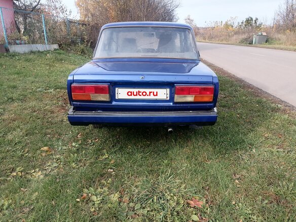 2005 Lada (ВАЗ) 2107, синий, 120000 рублей - вид 5