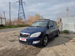 2014 Skoda Fabia II Рестайлинг, синий, 580000 рублей, вид 1