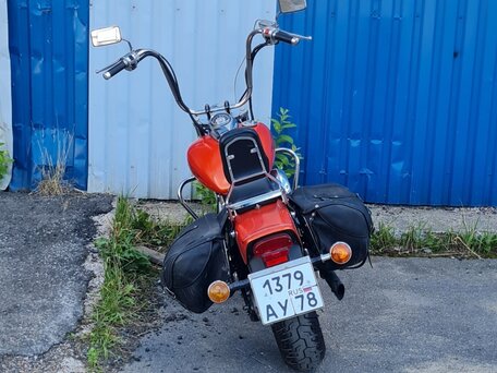 1997 Yamaha XVS400 Drag Star, оранжевый, 310000 рублей, вид 3