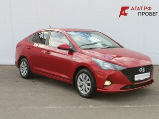 2020 Hyundai Solaris II Рестайлинг, красный, 1695000 рублей, вид 3