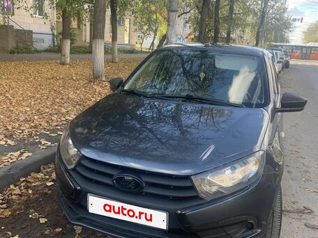2021 Lada (ВАЗ) Granta I Рестайлинг, серый, 470000 рублей, вид 2