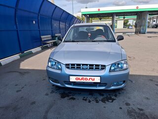 2000 Hyundai Accent II, серебристый, 365000 рублей, вид 2