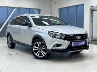 2020 Lada (ВАЗ) Vesta SW Cross I, серебристый, 1350000 рублей, вид 3