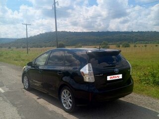 2012 Toyota Prius III Рестайлинг (XW30), чёрный, 1500000 рублей, вид 3