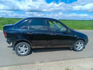 2011 Lada (ВАЗ) Kalina I, чёрный, 110000 рублей, вид 4