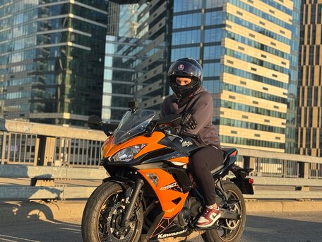 2019 Kawasaki ER-6F (Ninja 650R), оранжевый, 700000 рублей, вид 5