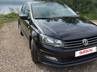 2019 Volkswagen Polo V Рестайлинг, чёрный, 1200000 рублей, вид 3