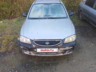 2005 Hyundai Accent ТагАЗ II, серебристый, 130000 рублей, вид 2