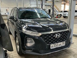 2019 Hyundai Santa Fe IV, чёрный, 2695000 рублей, вид 1