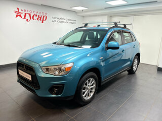 2013 Mitsubishi ASX I Рестайлинг, голубой, 998000 рублей, вид 1