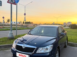 2011 Skoda Octavia II (A5) Рестайлинг, синий, 630000 рублей, вид 2