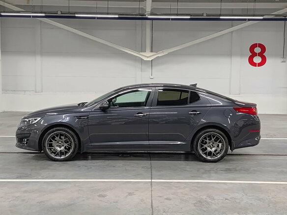2014 Kia Optima III Рестайлинг, серый, 1140000 рублей - вид 7