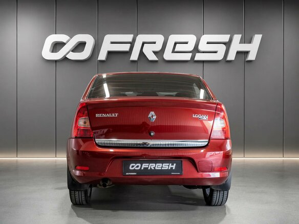 2011 Renault Logan I Рестайлинг, красный, 580000 рублей - вид 3