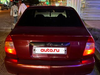 2004 Hyundai Accent ТагАЗ II, красный, 205000 рублей, вид 4