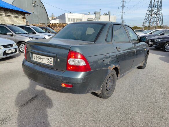 2007 Lada (ВАЗ) Priora I, зелёный, 105000 рублей - вид 3