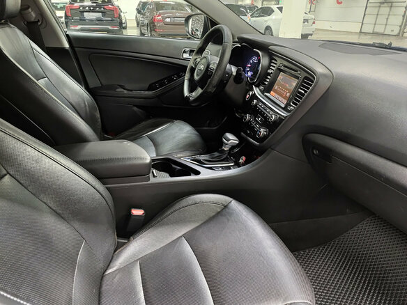 2014 Kia Optima III Рестайлинг, серый, 1140000 рублей - вид 10