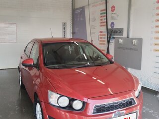 2012 Chevrolet Aveo II, красный, 650000 рублей, вид 1