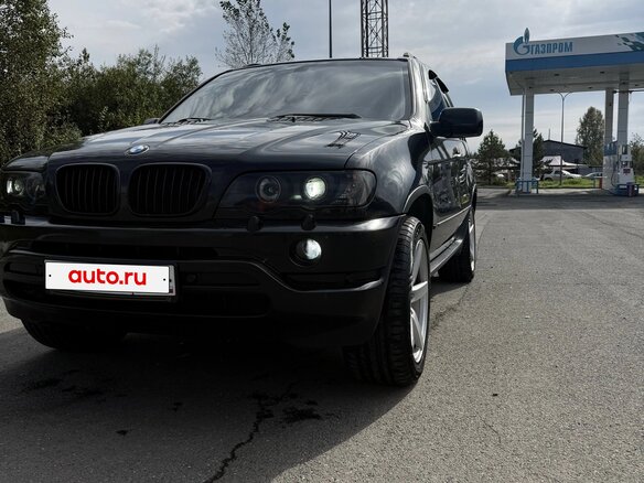 2003 BMW X5 3.0i I (E53), чёрный, 890000 рублей - вид 3
