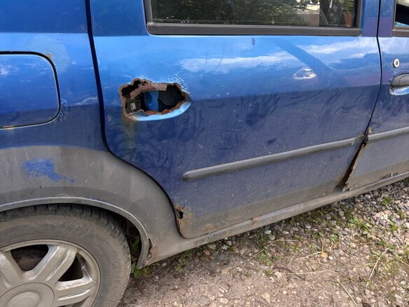2006 Renault Logan I, синий, 110000 рублей - вид 11