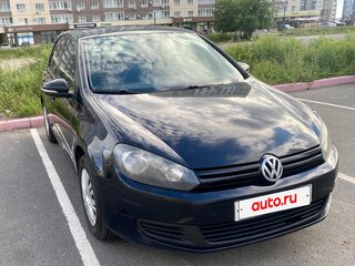 2012 Volkswagen Golf VI, чёрный, 590000 рублей, вид 3