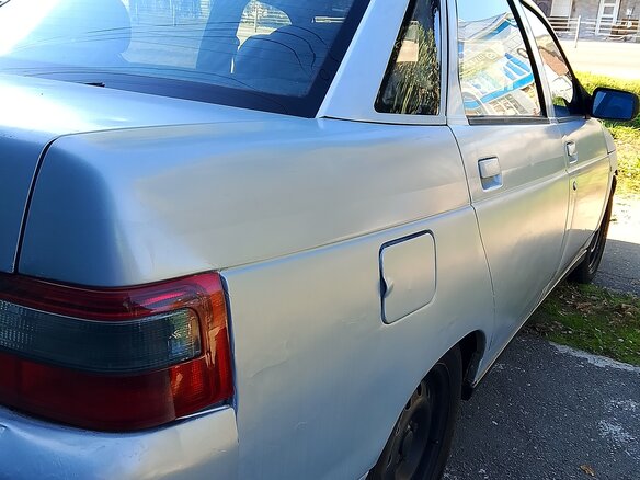 2002 Lada (ВАЗ) 2110, серебристый, 90000 рублей - вид 7