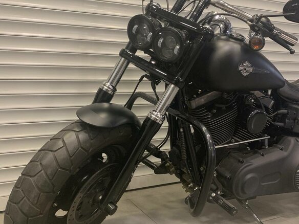 2012 Harley-Davidson Fat Bob, чёрный, 850000 рублей - вид 10