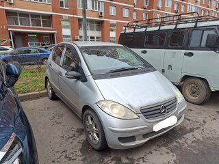 2005 Mercedes-Benz A-Класс 150 II (W169), серебристый, 380000 рублей, вид 5