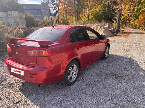 2008 Mitsubishi Lancer X, красный, 600000 рублей - вид 6