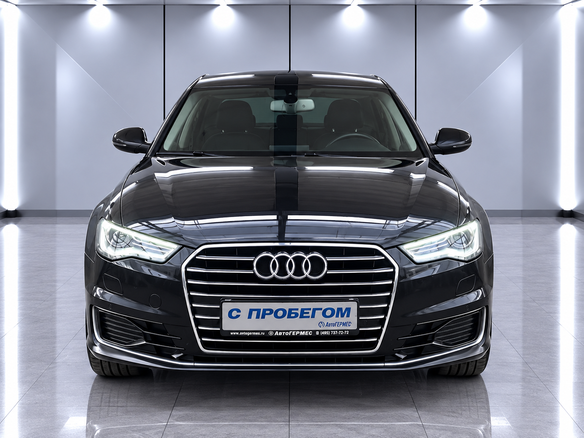 2015 Audi A6 IV (C7) Рестайлинг, чёрный, 1900000 рублей - вид 1