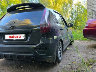 2015 Lada (ВАЗ) Kalina II, чёрный, 450000 рублей, вид 4