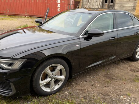 2019 Audi A6 40 TDI V (C8), чёрный, 3900000 рублей, вид 4