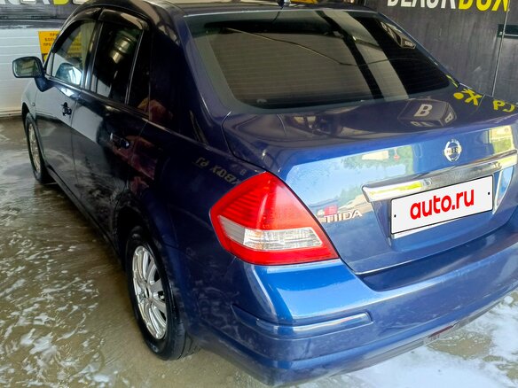 2008 Nissan Tiida I, синий, 630000 рублей - вид 6