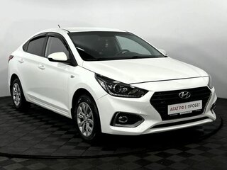 2018 Hyundai Solaris II, белый, 1370000 рублей, вид 4