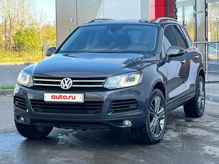 2012 Volkswagen Touareg II, серый, 1550000 рублей, вид 4