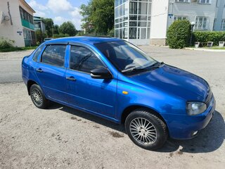 2007 Lada (ВАЗ) Kalina I, синий, 270000 рублей, вид 2