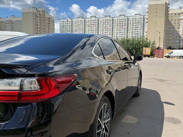 2015 Lexus ES 200 VI Рестайлинг, чёрный - вид 2