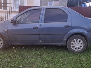 2011 Renault Logan I Рестайлинг, синий, 390000 рублей, вид 4