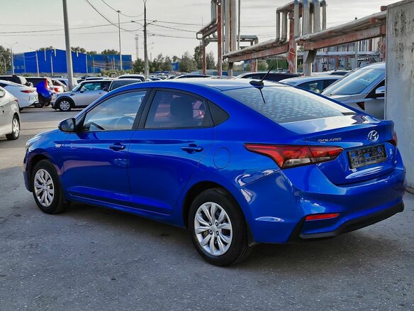 2017 Hyundai Solaris II, синий, 1489000 рублей - вид 3