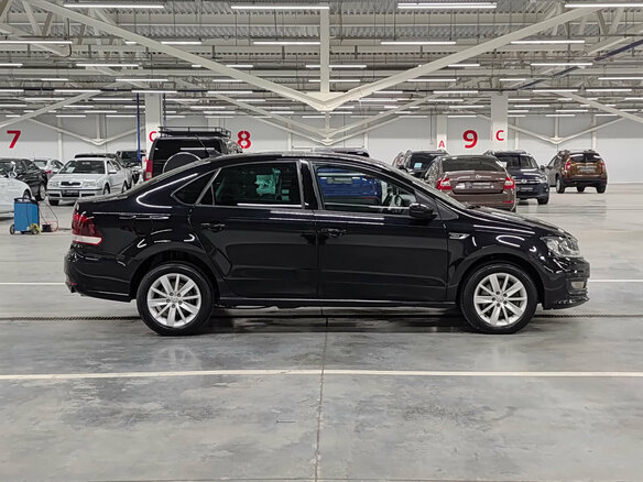 2019 Volkswagen Polo V Рестайлинг, чёрный - вид 3