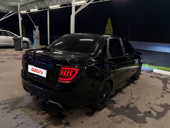 2023 Lada (ВАЗ) Granta Euro-2 I Рестайлинг, чёрный, 700000 рублей - вид 3