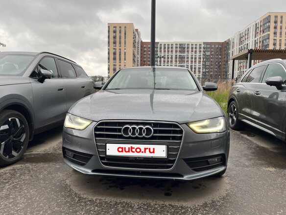 2015 Audi A4 IV (B8) Рестайлинг, серый, 1350000 рублей - вид 2