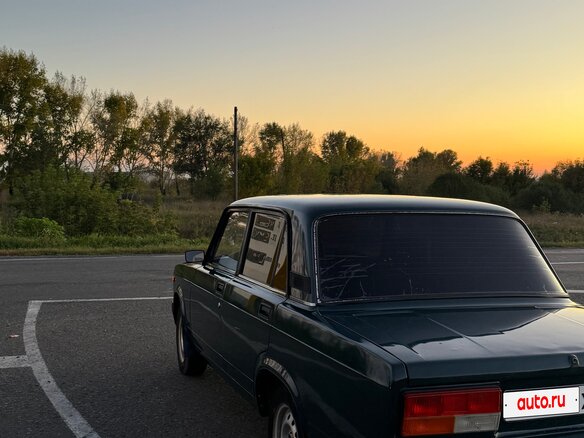 2007 Lada (ВАЗ) 2107, зелёный, 215000 рублей - вид 5