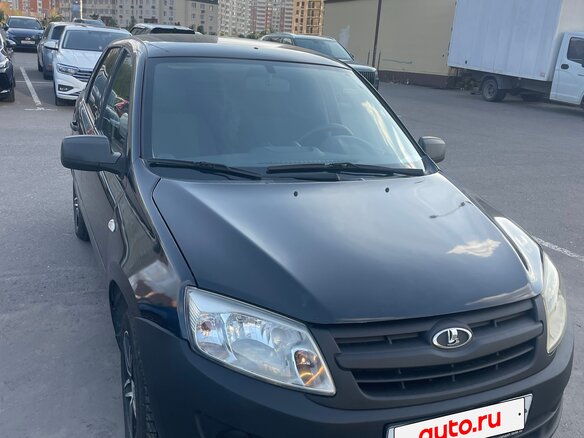 2017 Lada (ВАЗ) Granta I, чёрный, 450000 рублей - вид 1