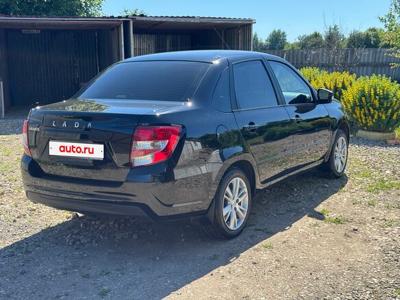 2024 Lada (ВАЗ) Granta I Рестайлинг, чёрный - вид 6