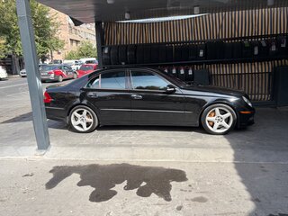 2008 Mercedes-Benz E-Класс 350 III (W211, S211) Рестайлинг, чёрный, 1200000 рублей, вид 3