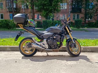 2013 Honda CB 600F Hornet, золотистый, 700000 рублей, вид 4