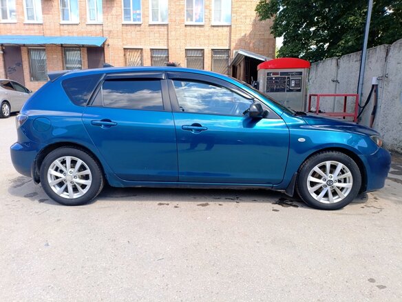 2007 Mazda 3 I (BK) Рестайлинг, синий, 490000 рублей - вид 5