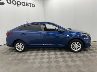 2021 Hyundai Solaris II Рестайлинг, синий, 1580000 рублей, вид 4