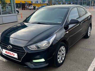 2018 Hyundai Solaris II, чёрный, 1200000 рублей, вид 1