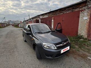 2016 Lada (ВАЗ) Granta I, серебристый, 490000 рублей, вид 2